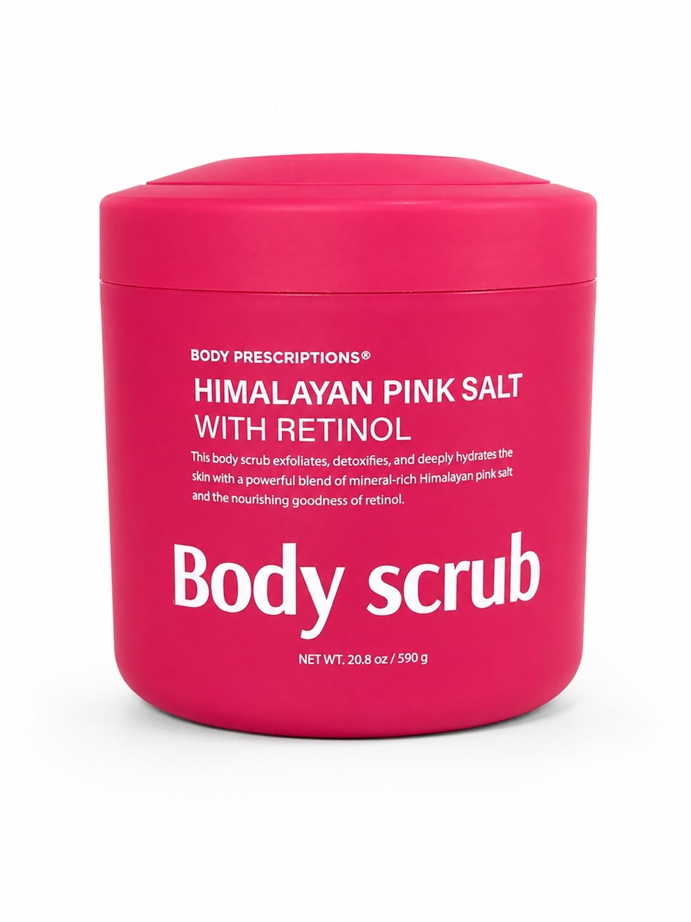 Body Prescriptions Himalayan Pink Salt Body Scrub with Retinol - Pink